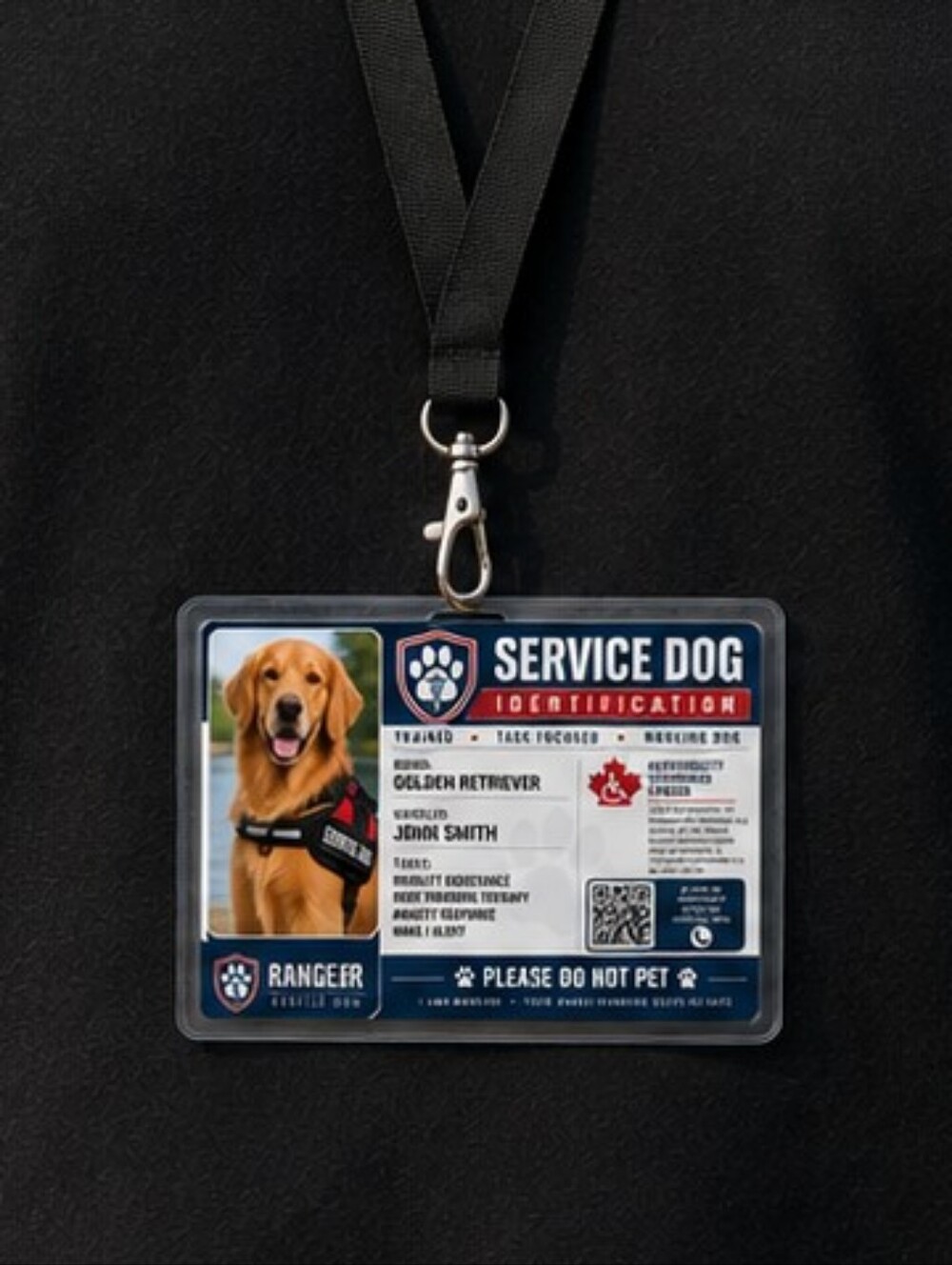 Service Dog Identification Card - Picture 2 of 3